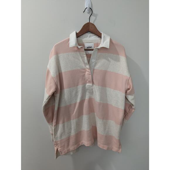 Aerie Take It Easy Popover Polo Sweatshirt - Picture 2 of 6